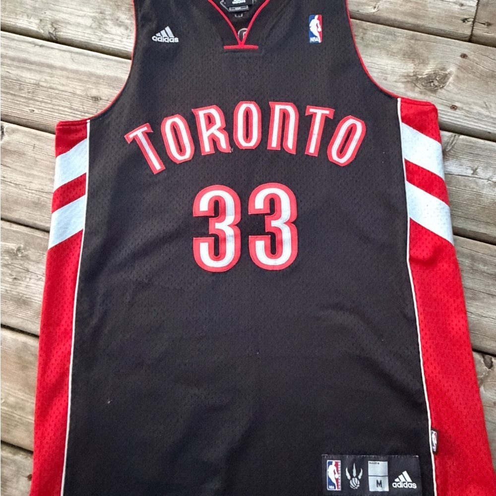 Adidas Toronto Basketball Jersey - 33 Moon  Size M